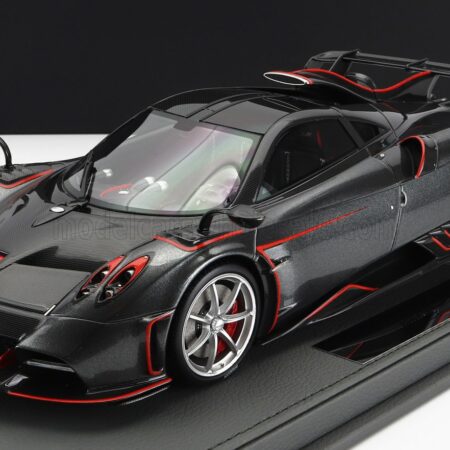 BBR-MODELS 1/18 PAGANI | IMOLA 2020 - CON VETRINA - WITH SHOWCASE | DARK GREY MET RED