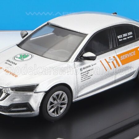 ABREX 1/43 SKODA | OCTAVIA IV MOBILE SERVICE SKODA 2020 | SILVER