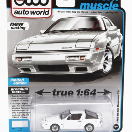 AUTOWORLD 1/64 DODGE | CONQUEST TSi 1986 | WHITE