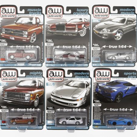 AUTOWORLD 1/64 MITSUBISHI | SET ASSORTMENT 6 PIECES | VARIOUS