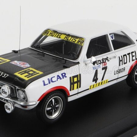 TROFEU 1/43 OPEL | ASCONA (night version) N 47 RALLY TAP 1974 PeQuePe - DICO | WHITE BLACK