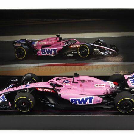 MINICHAMPS 1/18 ALPINE | F1 A522 TEAM ALPINE BWT N 14 BAHRAIN GP 2022 FERNANDO ALONSO | PINK