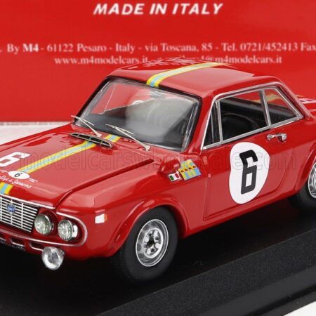 BEST-MODEL 1/43 LANCIA | FULVIA 1.3 COUPE HF N 6 WINNER RALLY SANREMO 1969 H.KALLSTROM - G.HAGGBON | RED