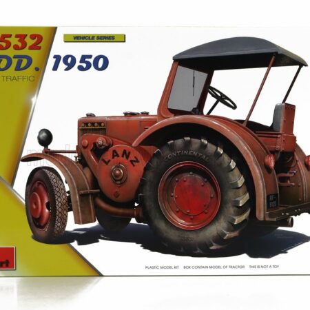 MINIART 1/24 LANZ | BULLDOG D8532 GERMAN TRAFFIC TRACTOR 1950 | /