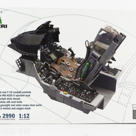 ITALERI 1/12 LOCKHEED MARTIN | COCKPIT F-16 MILITARY AIRPLANE 1978 | /