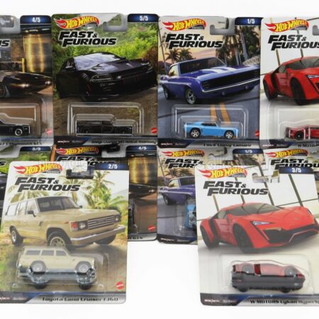 MATTEL HOT WHEELS 1/64 CHEVROLET | SET ASSORTMENT 10 PIECES FAST & FURIOUS | VARIOUS