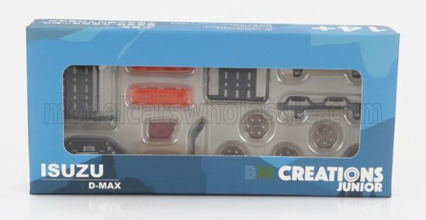 BM-CREATIONS 1/64 ISUZU | ACCESSORIES PACK FOR D-MAX PICK-UP DOUBLE CABINE 2016 | VARIOUS