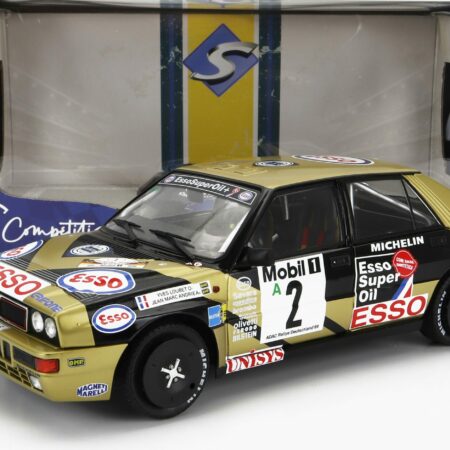 SOLIDO 1/18 LANCIA | DELTA HF H.F. GRIFONE SRL N 2 3rd RALLY DEUTSCHLAND 1989 Y.LOUBET - J.M.ANDRIE | GOLD BLACK