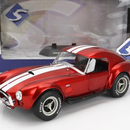 SOLIDO 1/18 AC COBRA | SHELBY COBRA 427 S/C MKII SPIDER HARD-TOP 1965 | RED MET