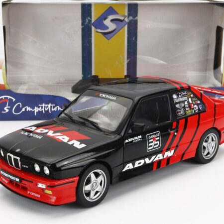 SOLIDO 1/18 BMW | 3-SERIES M3 (E30) ADVAN RALLY DRIFT TEAM 1990 | RED BLACK