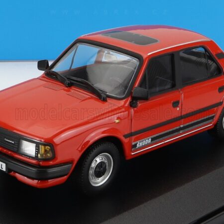 ABREX 1/43 SKODA | 120L BERLINE 4-DOOR 1984 | RED