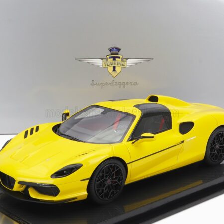 TECNOMODEL 1/18 TOURING | SUPERLEGGERA ARESE RH95 (CHASSIS AND ENGINE FERRARI F-12) 2021 | YELLOW