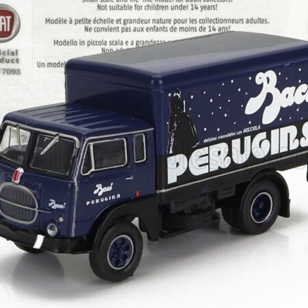 BREKINA PLAST 1/87 FIAT | 642 TRUCK CASSONATO PERUGINA 1962 | BLUE