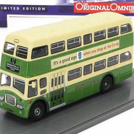 CORGI 1/76 LEYLAND | PD3 AUTOBUS QUEEN MARY 1970 | GREEN CREAM