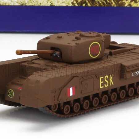 CORGI 1/87 TANK | CHURCHILL MKIII 1941 - CM. 8.0 | MILITARY BROWN