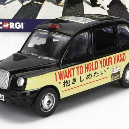 CORGI 1/36 AUSTIN | LONDON TAXI LTI TX4 2007 - THE BEATLES - I WANT TO HOLD YOUR HAND | YELLOW BLACK