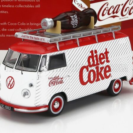 CORGI 1/43 VOLKSWAGEN | T1 VAN DIET COKE COCA-COLA 1965 | WHITE RED