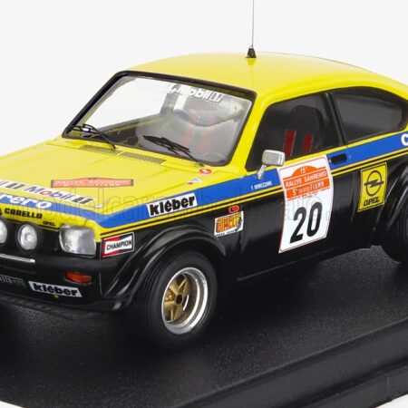 TROFEU 1/43 OPEL | KADETT GT/E (night version) N 20 RALLY SANREMO 1977 F.ORMEZZANO - R.MEIOHAS | YELLOW BLACK