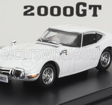 LCD-MODEL 1/64 TOYOTA | 2000GT COUPE 1967 | WHITE