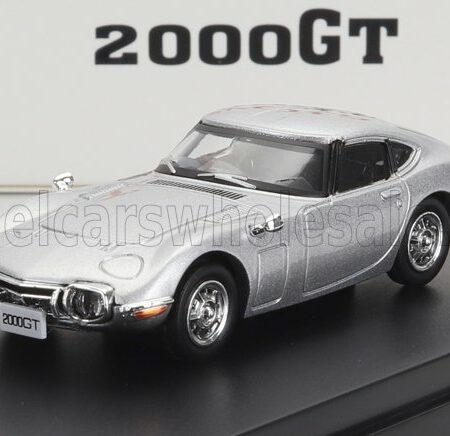 LCD-MODEL 1/64 TOYOTA | 2000GT COUPE 1967 | SILVER