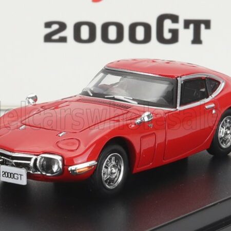 LCD-MODEL 1/64 TOYOTA | 2000GT COUPE 1967 | RED