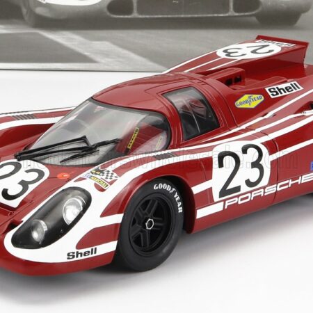 WERK83 1/18 PORSCHE | 917K 4.9L TEAM SALZBURG N 23 WINNER 24h LE MANS 1970 H.HERRMANN - R.ATTWOOD | RED WHITE