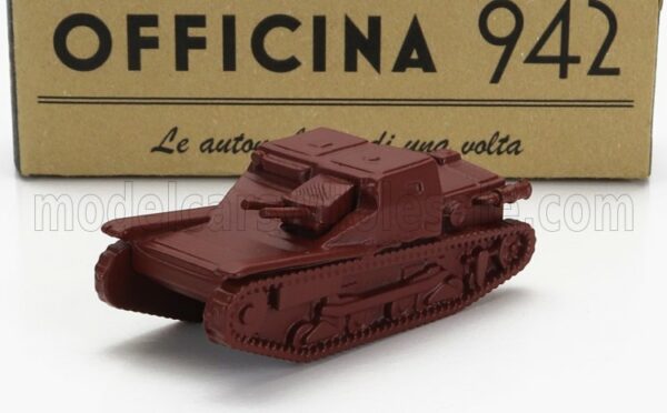 OFFICINA-942 1/76 FIAT | L3/33 ANSALDO TANK CARRO VELOCE 1933 | DARK RED