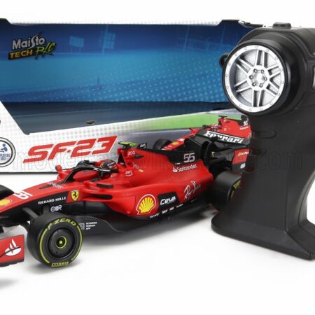 MAISTO 1/24 FERRARI | F1  SF-23 TEAM SCUDERIA FERRARI N 55 SEASON 2023 CARLOS SAINZ | RED BLACK