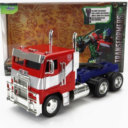 JADA 1/24 PETERBILT | 352 TRACTOR TRUCK 3-ASSI 1979 - OPTIMUS PRIME TRANSFORMERS MOVIE | RED BLUE