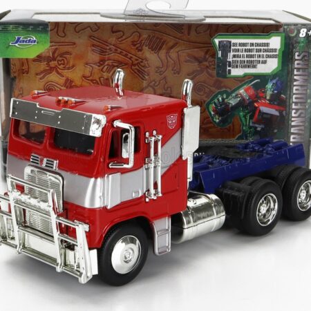 JADA 1/32 PETERBILT | 352 TRACTOR TRUCK 3-ASSI 1979 - OPTIMUS PRIME TRANSFORMERS MOVIE | RED BLUE