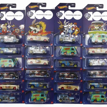 MATTEL HOT WHEELS 1/64 DODGE | SET ASSORTMENT 24 PIECES LOONEY TUNES | VARIOUS