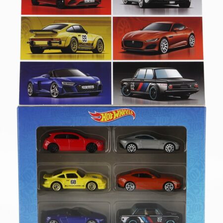 MATTEL HOT WHEELS 1/64 BMW | SET ASSORTMENT 6 PIECES EUROPEAN CARS | VARIOUS