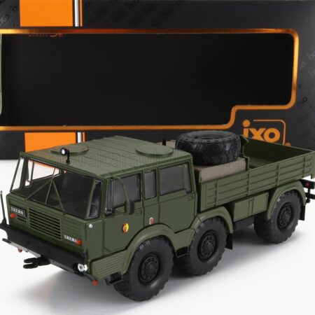 IXO-MODELS 1/43 TATRA | 813 NVA 6x6 TRUCK CASSONATO DOUBLE CABINE 3-ASSI 1968 | MILITARY GREEN