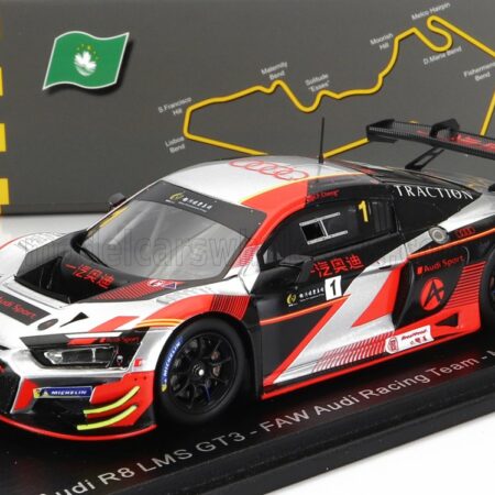 SPARK-MODEL 1/43 AUDI | R8 LMS GT3 TEAM FAW AUDI RACING TEAM N 1 GT CUP MACAU 2022 CHENG CONG FU | WHITE ORANGE BLACK