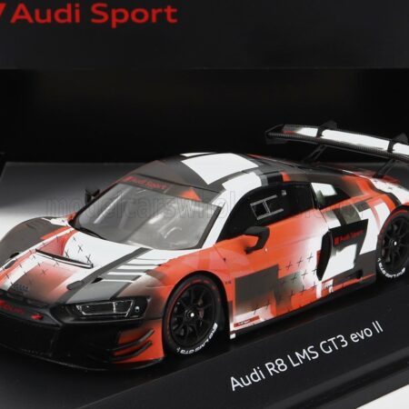 SPARK-MODEL 1/43 AUDI | R8 LMS GT3 EVO II PRESENTATION 2022 | WHITE RED BLACK