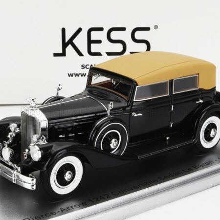 KESS-MODEL 1/43 PIERCE ARROW | 124 CONVERTIBLE BERLINE SEDAN LE BARON CLOSED 1933 | BLACK