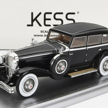 KESS-MODEL 1/43 DUESENBERG | MODEL J BERLINE CLEAR VISION SEDAN BY MURPHY 1929 | BLACK