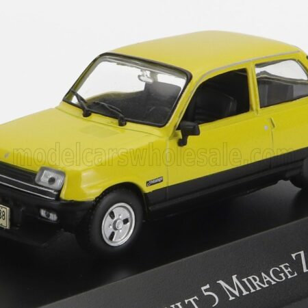 EDICOLA 1/43 RENAULT | R5 MIRAGE ZAPATITO 1979 | YELLOW BLACK