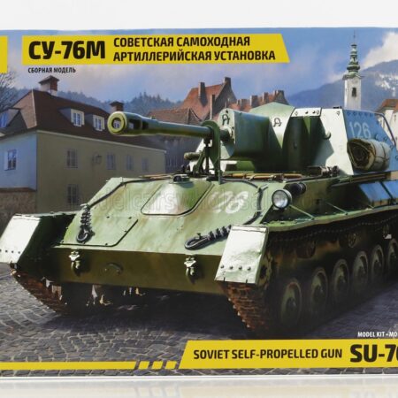 ZVEZDA 1/35 TANK | SU-76M SOVIET SELF PROPELLED GUN TANK MILITARY 1945 | /