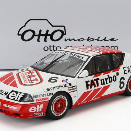 OTTO-MOBILE 1/18 RENAULT | GTA ALPINE N 6 EUROPA CUP 1987 J.GOUHIER | WHITE RED