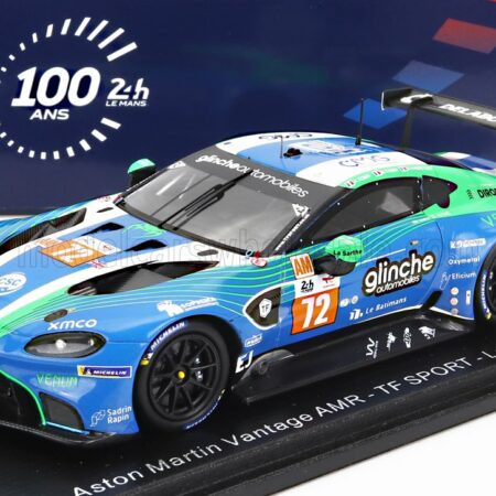 SPARK-MODEL 1/43 ASTON MARTIN | VANTAGE AMR 4.0L TURBO V8 TEAM TF SPORT N 72 24h LE MANS 2023 V.HASSE CLOT - A.ROBIN - M.ROBIN | BLUE