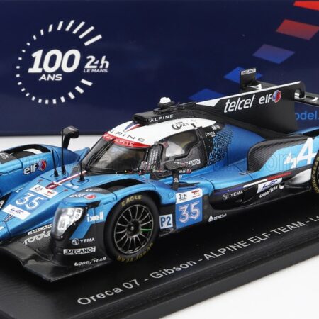 SPARK-MODEL 1/43 ORECA | 07 GIBSON GK428 4.2L V8 TEAM ALPINE ELF N 35 24h LE MANS 2023 O.CALDWELL - A.NEGRAO - M.ROJAS | BLUE WHITE BLACK