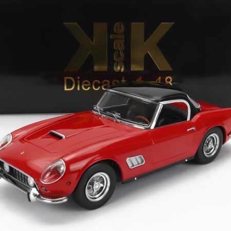 KK-SCALE 1/18 FERRARI | 250GT CALIFORNIA SPIDER WITH HARD-TOP 1960 | RED BLACK