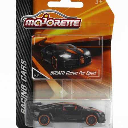 MAJORETTE 1/64 BUGATTI | CHIRON PUR SPORT N 16 2018 | BLACK ORANGE