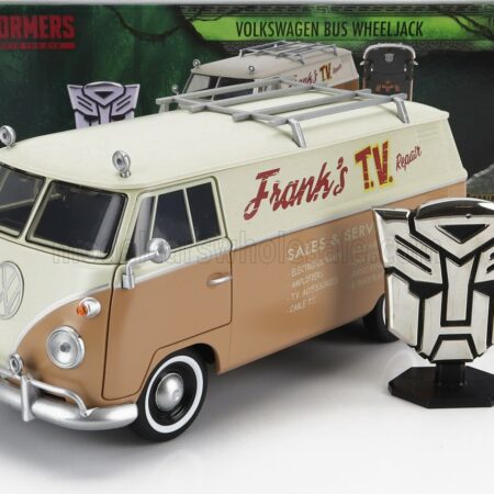 JADA 1/24 VOLKSWAGEN | T1 VAN WHEELJACK 1965 - THE TRANSFORMERS | 2 TONE BEIGE