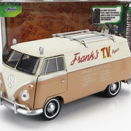 JADA 1/32 VOLKSWAGEN | T1 VAN WHEELJACK 1965 - THE TRANSFORMERS | 2 TONE BEIGE