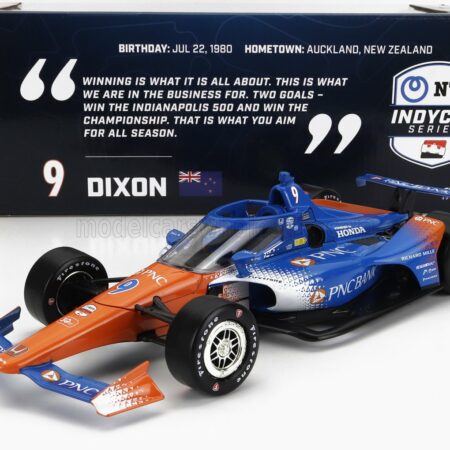 GREENLIGHT 1/18 CHEVROLET | TEAM PNC BANK CHIP GANASSI RACING N 9 INDIANAPOLIS INDY 500 INDYCAR SERIES 2023 S.DIXON | BLUE ORANGE