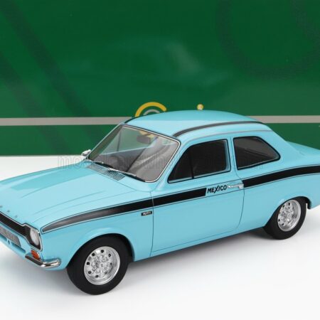 CULT-SCALE MODELS 1/18 FORD ENGLAND | ESCORT MKI MEXICO 1973 | BLUE BLACK