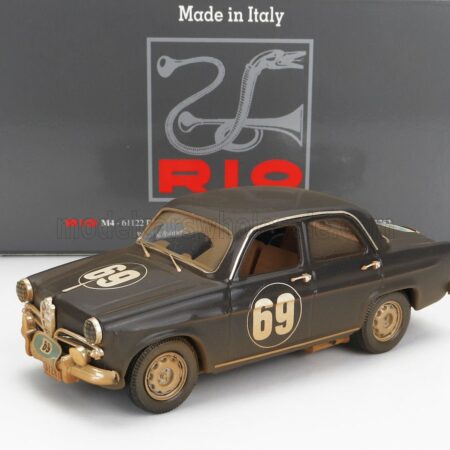 RIO-MODELS 1/43 ALFA ROMEO | GULIETTA T.I. N 69 RALLY ACROPOLIS 1959 APOSTOLIDIS - MARATHAKIS | BLACK