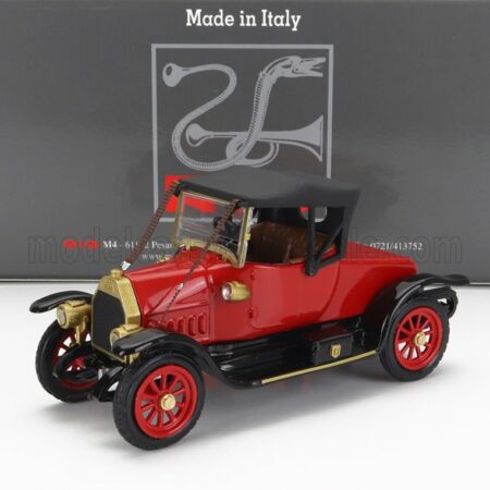 RIO-MODELS 1/43 FIAT | TIPO 0 SPIDER CLOSED 1912 | RED BLACK